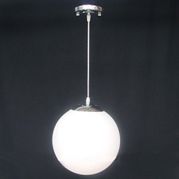 Vertraglich weiße Glaskugel dekorative Kronleuchter Licht