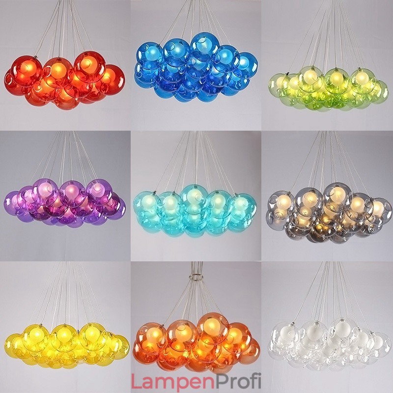 Kreative nordische Farbe, die alte Wege wiederherstellt, Goldfischglas, kreative Hängelampe aus Glas (wenn Sie mehrere Glaskugeln bestellen, wird eine Pendelleuchte mitgeliefert) (Bitte wählen Sie unten die Menge und Farbe der Glaskugel aus)