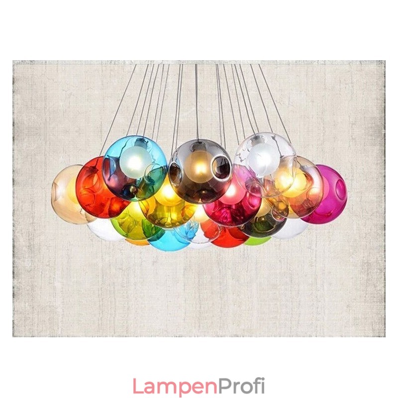 Kreative nordische Farbe, die alte Wege wiederherstellt, Goldfischglas, kreative Hängelampe aus Glas (wenn Sie mehrere Glaskugeln bestellen, wird eine Pendelleuchte mitgeliefert) (Bitte wählen Sie unten die Menge und Farbe der Glaskugel aus)