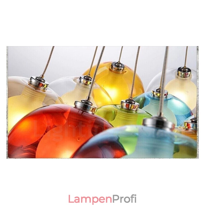 Kreative nordische Farbe, die alte Wege wiederherstellt, Goldfischglas, kreative Hängelampe aus Glas (wenn Sie mehrere Glaskugeln bestellen, wird eine Pendelleuchte mitgeliefert) (Bitte wählen Sie unten die Menge und Farbe der Glaskugel aus)
