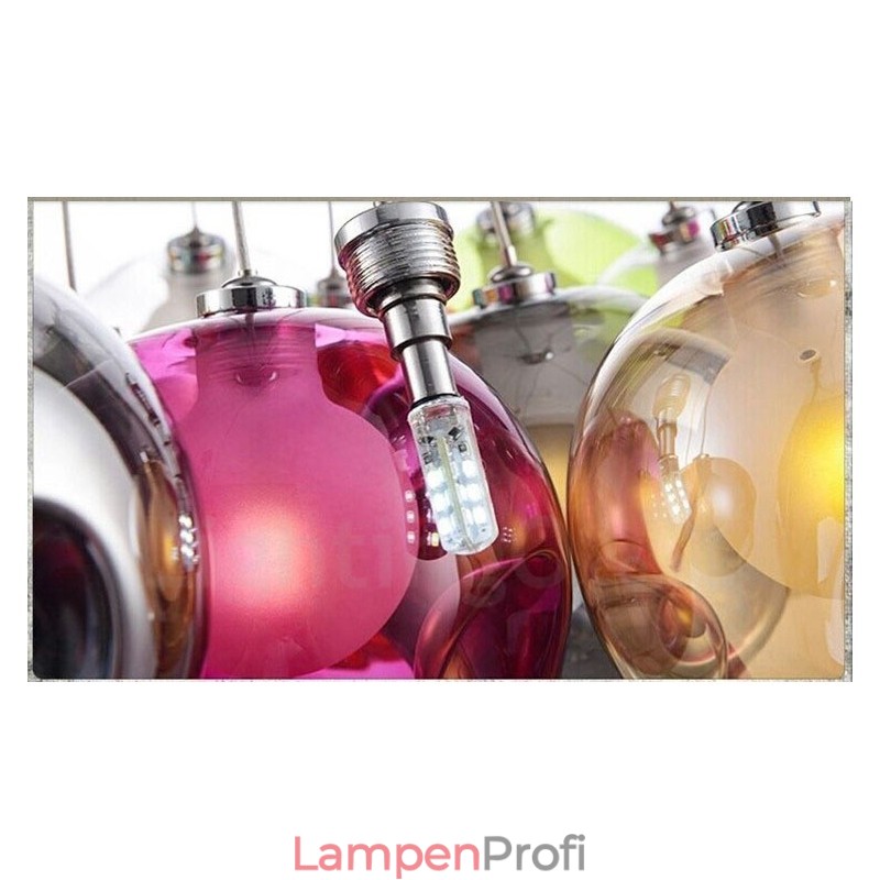 Kreative nordische Farbe, die alte Wege wiederherstellt, Goldfischglas, kreative Hängelampe aus Glas (wenn Sie mehrere Glaskugeln bestellen, wird eine Pendelleuchte mitgeliefert) (Bitte wählen Sie unten die Menge und Farbe der Glaskugel aus)