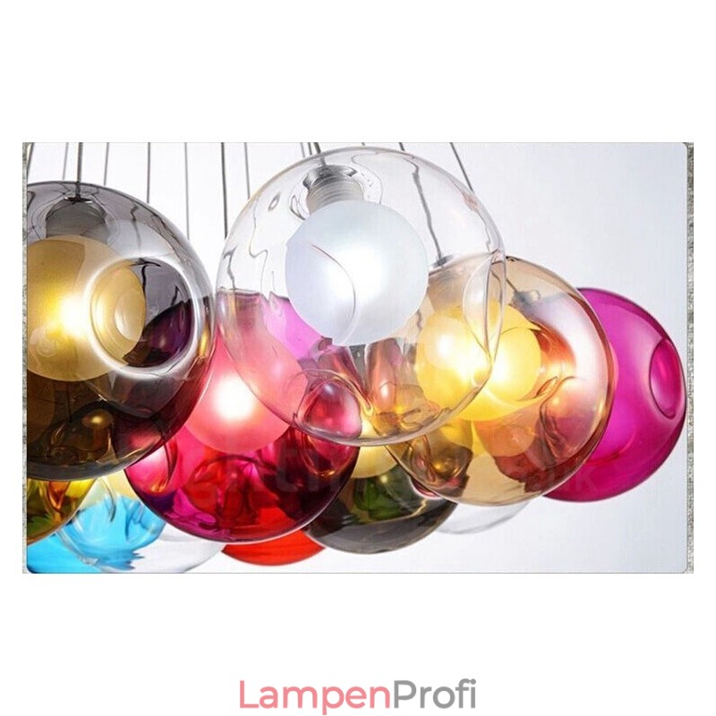 Kreative nordische Farbe, die alte Wege wiederherstellt, Goldfischglas, kreative Hängelampe aus Glas (wenn Sie mehrere Glaskugeln bestellen, wird eine Pendelleuchte mitgeliefert) (Bitte wählen Sie unten die Menge und Farbe der Glaskugel aus)