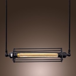 Traditionelle klassische Pendelleuchte mit Inselmalerei im Vintage-Stil