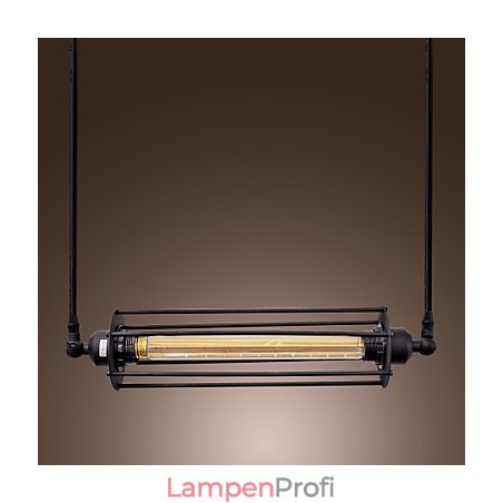 Traditionelle klassische Pendelleuchte mit Inselmalerei im Vintage-Stil