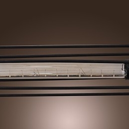 Traditionelle klassische Pendelleuchte mit Inselmalerei im Vintage-Stil