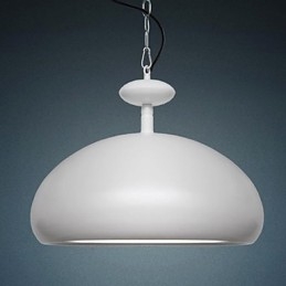 Moderne zeitgenössische Retro-Pendelleuchte mit Schalenmalerei