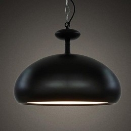 Moderne zeitgenössische Retro-Pendelleuchte mit Schalenmalerei