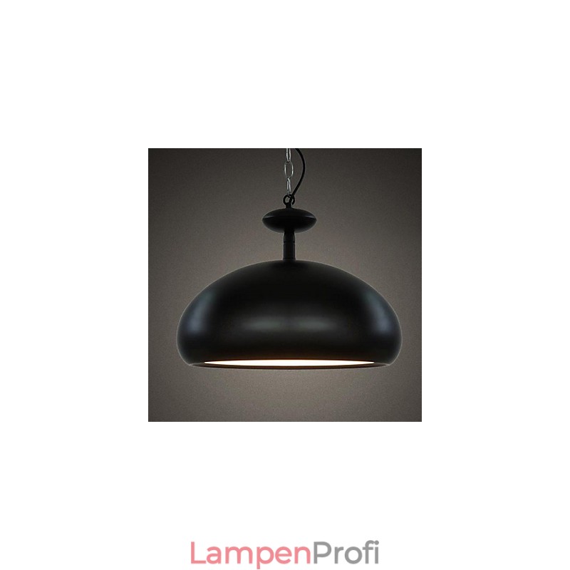 Moderne zeitgenössische Retro-Pendelleuchte mit Schalenmalerei