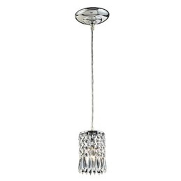 Moderne, zeitgenössische Pendelleuchte im Mini-Stil aus galvanisiertem Kristall