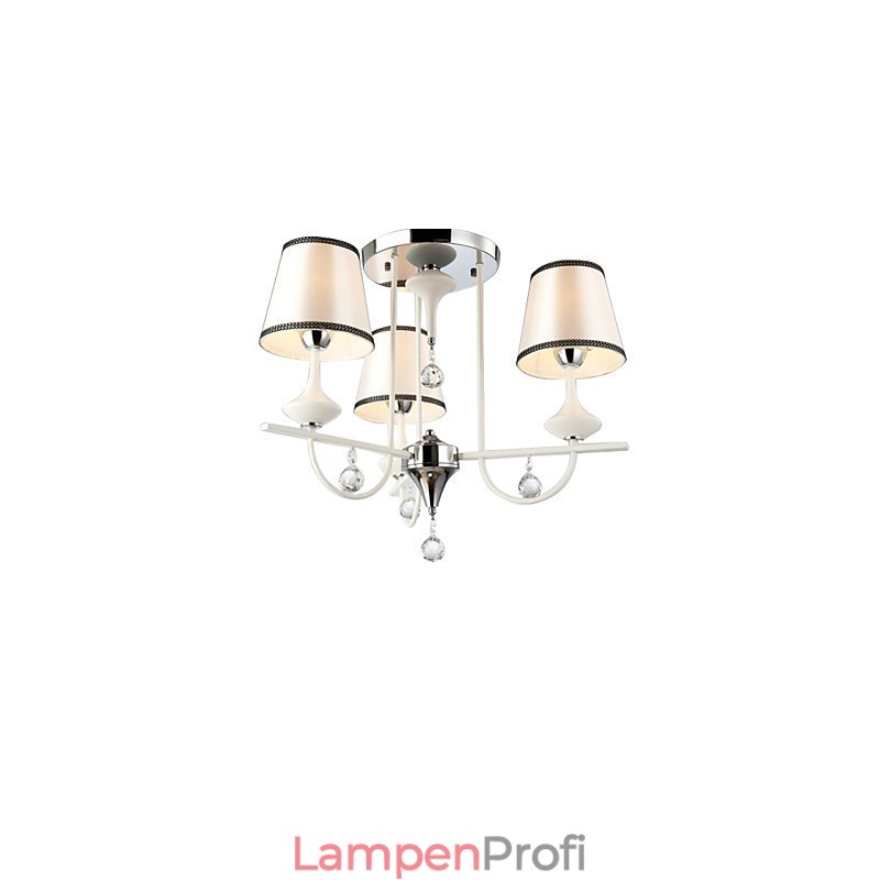 Moderner zeitgenössischer Kronleuchter aus Kristall und Chrommetall