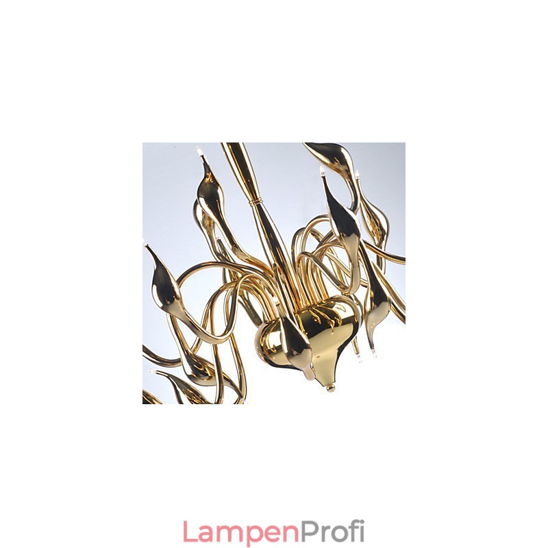 Moderne Kronleuchter Licht 24 Lichter G4 Vergoldung