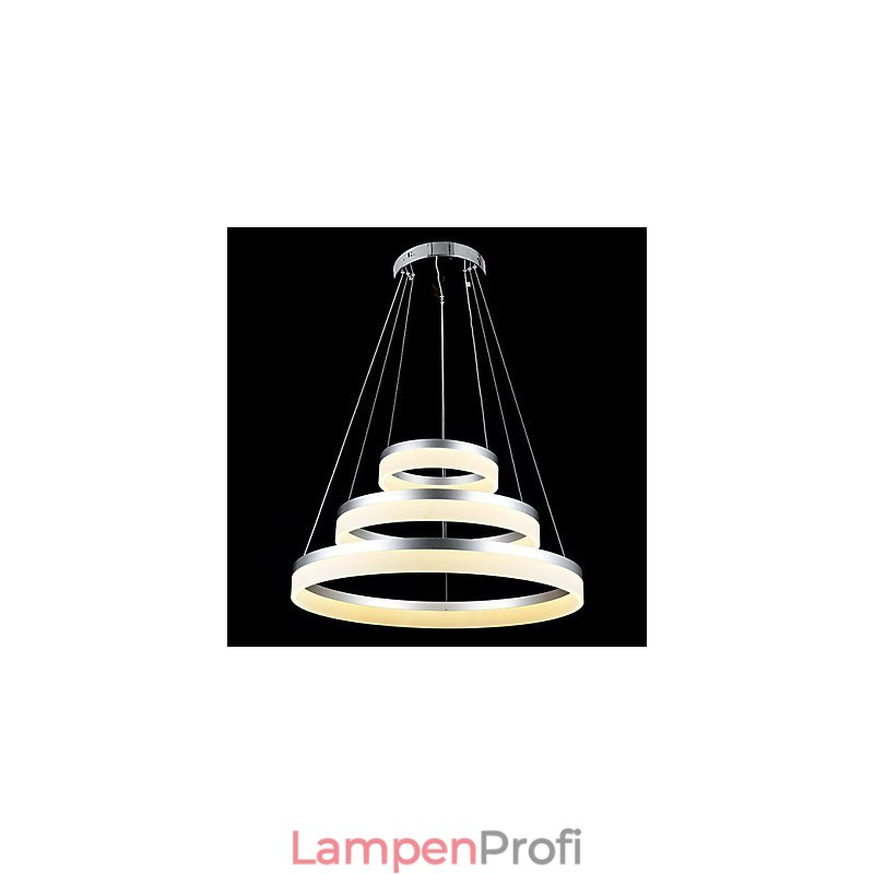 Runde Pendelleuchte Moderne Acryllampen Beleuchtung Luxuriöse Deckenleuchten mit drei Ringen