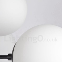 Schwarzer Kronleuchter aus Metall mit 12 Lichtern und 2 Ebenen und Glasschirm im modernen zeitgenössischen Stil