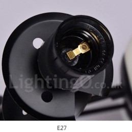 Schwarzer Kronleuchter aus Metall mit 12 Lichtern und 2 Ebenen und Glasschirm im modernen zeitgenössischen Stil