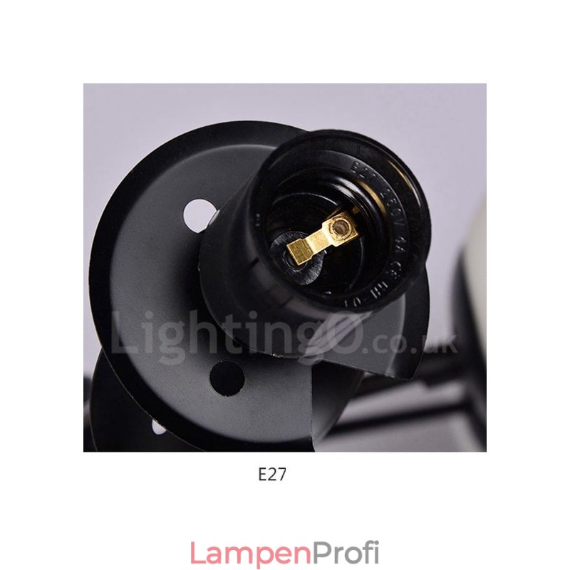 Schwarzer Kronleuchter aus Metall mit 12 Lichtern und 2 Ebenen und Glasschirm im modernen zeitgenössischen Stil