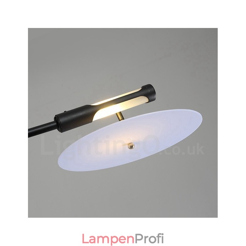 Moderne, zeitgenössische Kronleuchterlampe mit 9 Lichtern in Schwarz