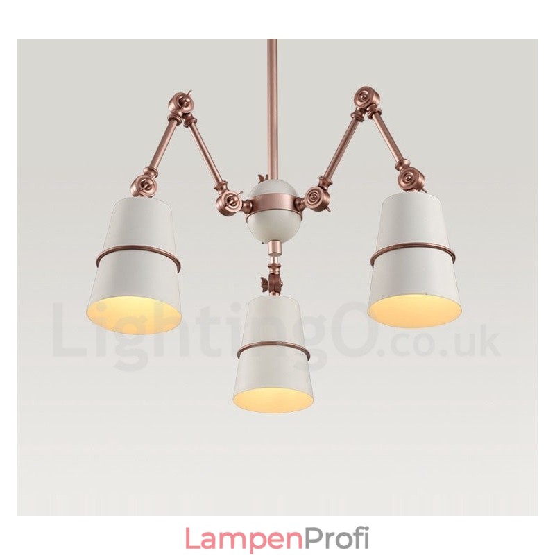 3-flammige moderne zeitgenössische Kronleuchterlampe