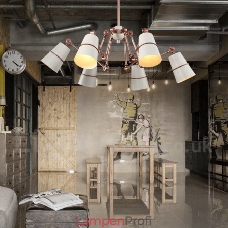 Kronleuchterlampe mit 6 Lichtern und modernem Licht im zeitgenössischen Stil Kronleuchterlampe mit 6 Lichtern und modernem Licht im zeitgenössischen Stil