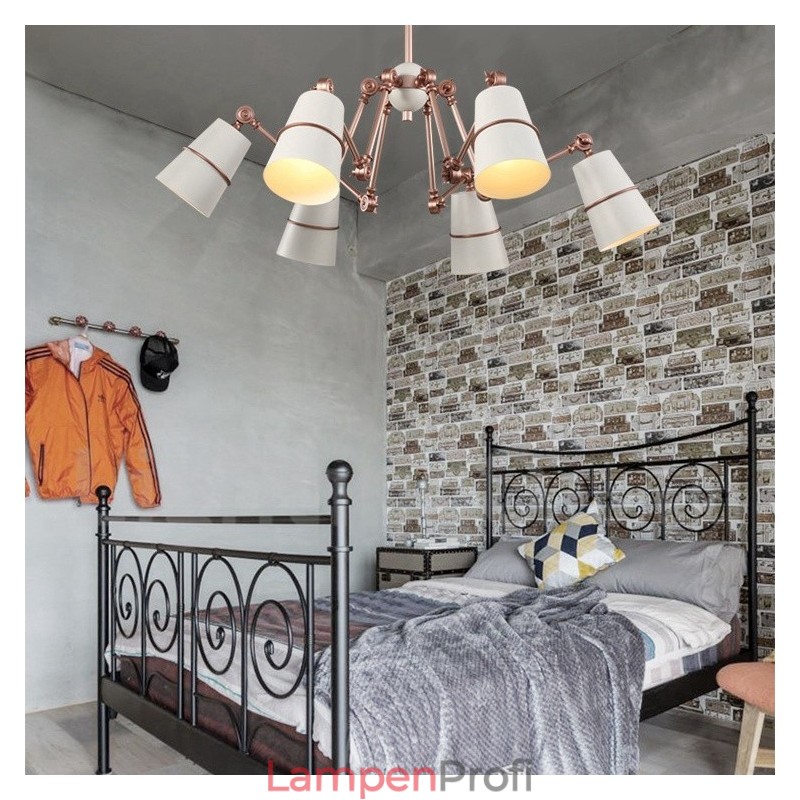 Kronleuchterlampe mit 6 Lichtern und modernem Licht im zeitgenössischen Stil