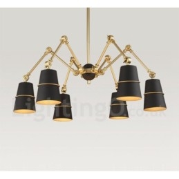 Kronleuchterlampe mit 6 Lichtern und modernem Licht im zeitgenössischen Stil