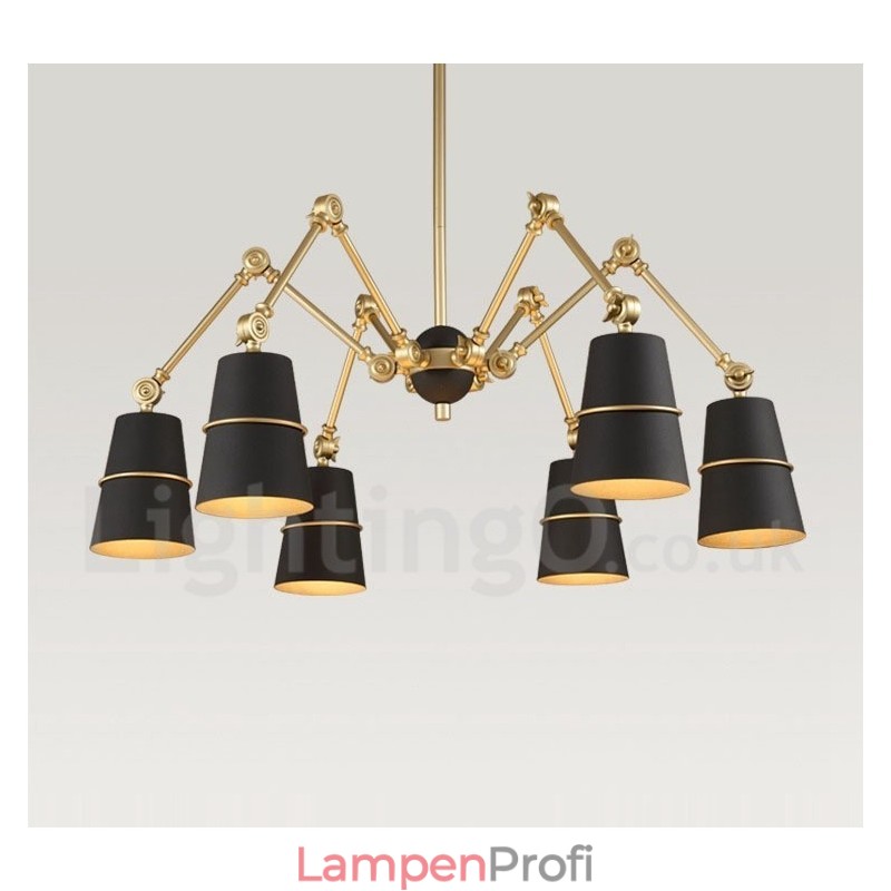 Kronleuchterlampe mit 6 Lichtern und modernem Licht im zeitgenössischen Stil