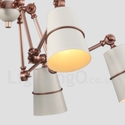 Kronleuchterlampe mit 6 Lichtern und modernem Licht im zeitgenössischen Stil
