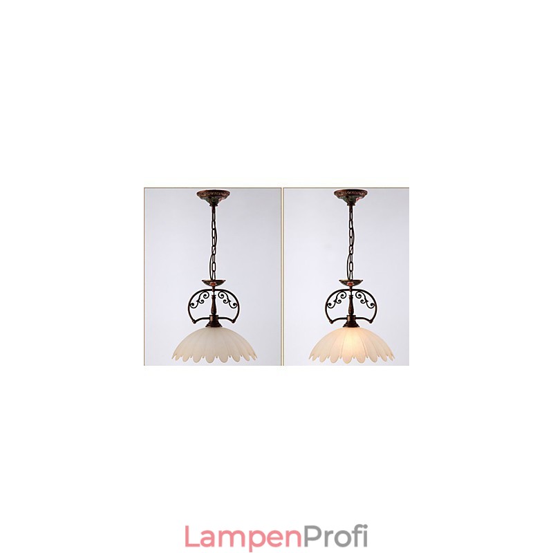 Retro Handgemalte Kunst Pendelleuchte Beleuchtung Lampe Beleuchtung