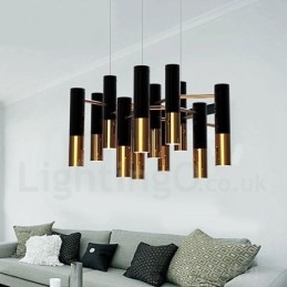 Moderne zeitgenössische 13 Licht Kronleuchter Single Tier Lampe Licht
