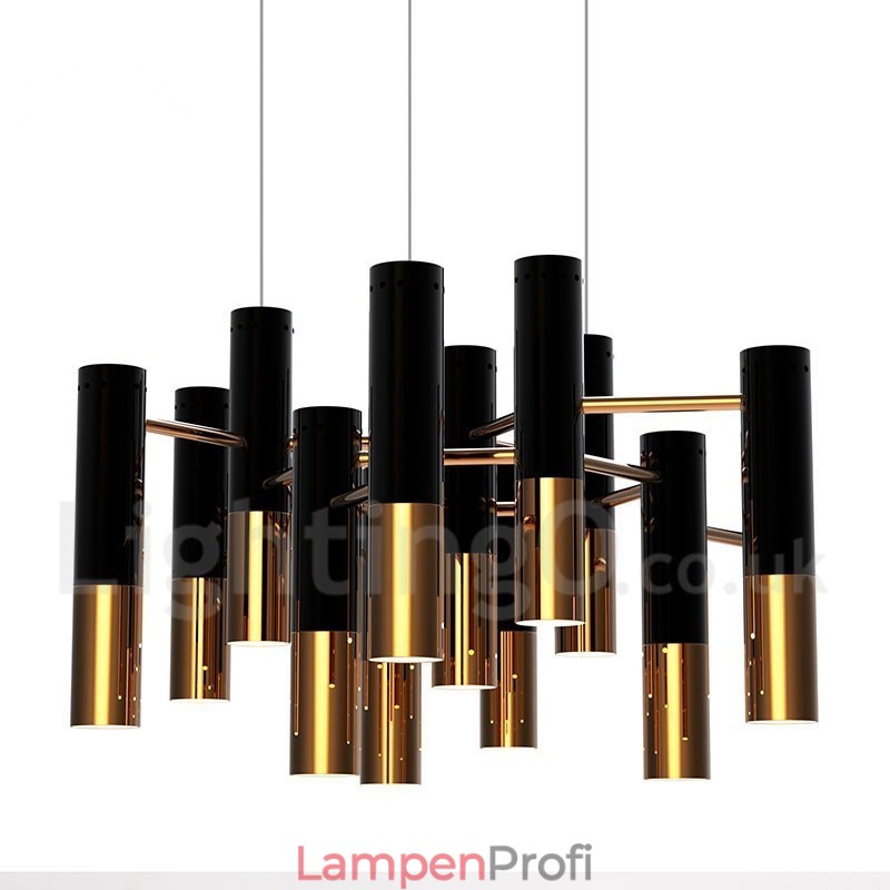 Moderne zeitgenössische 13 Licht Kronleuchter Single Tier Lampe Licht
