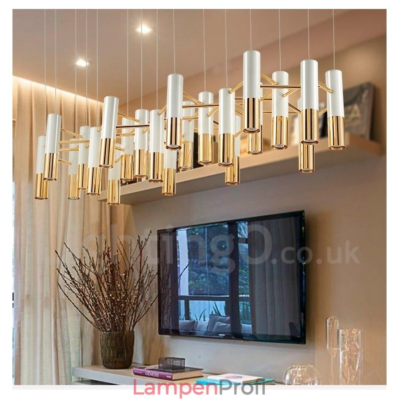Moderne zeitgenössische 22 Licht Kronleuchter Single Tier Lampe Licht