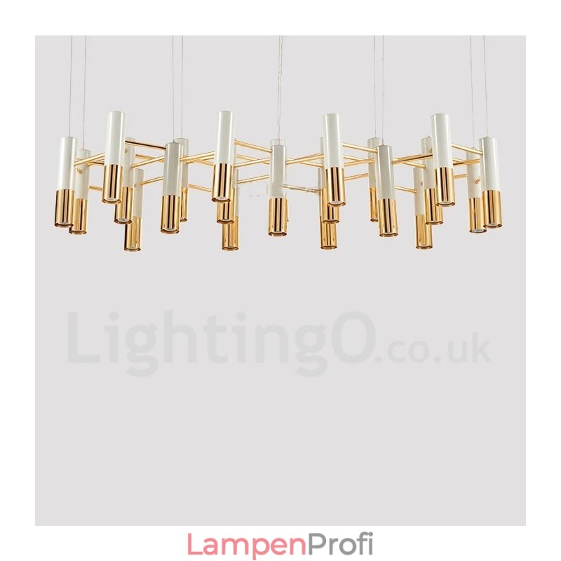 Moderne zeitgenössische 22 Licht Kronleuchter Single Tier Lampe Licht