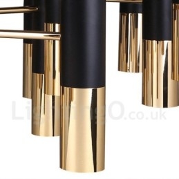 Moderne zeitgenössische 22 Licht Kronleuchter Single Tier Lampe Licht