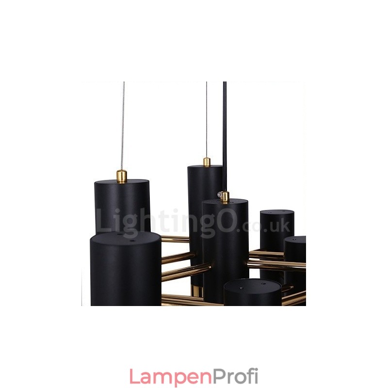 Moderne zeitgenössische 22 Licht Kronleuchter Single Tier Lampe Licht
