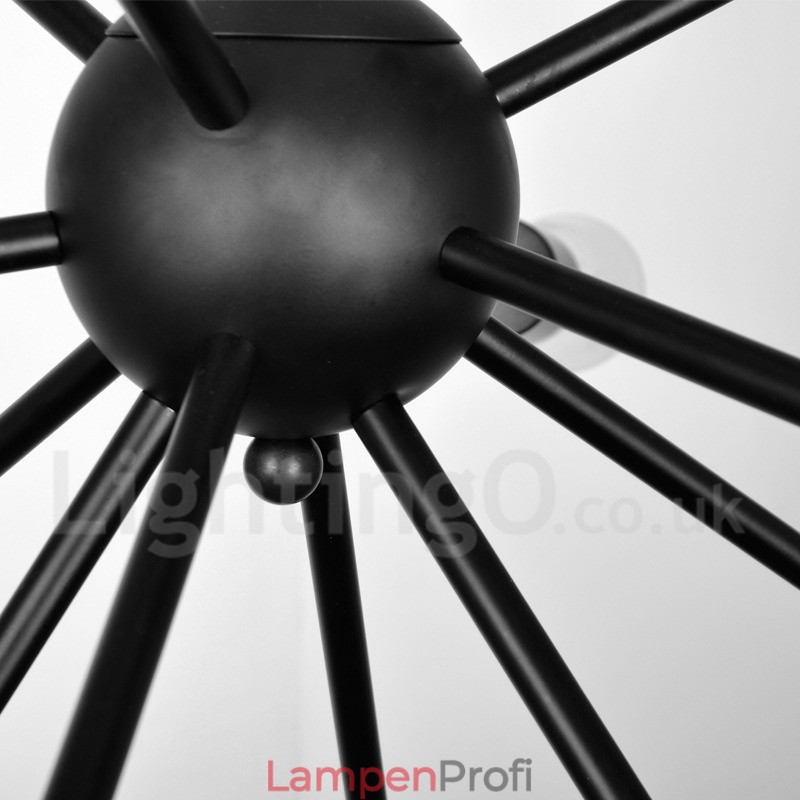16-flammiger Vintage-Retro-Sputnik-Kronleuchter