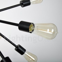 16-flammiger Vintage-Retro-Sputnik-Kronleuchter