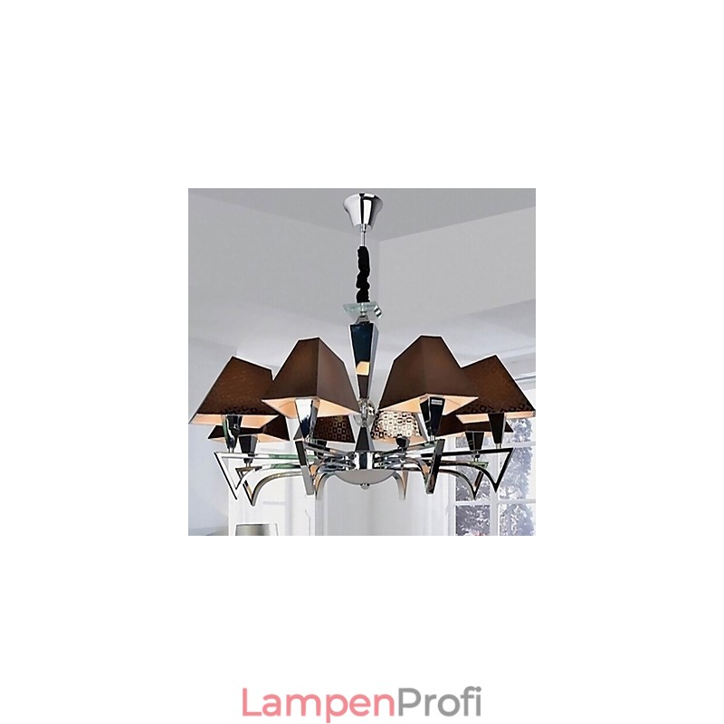 Mode Schmiedeeisen Kronleuchter Beleuchtung Kunst Kronleuchter mit 8 Lichtern