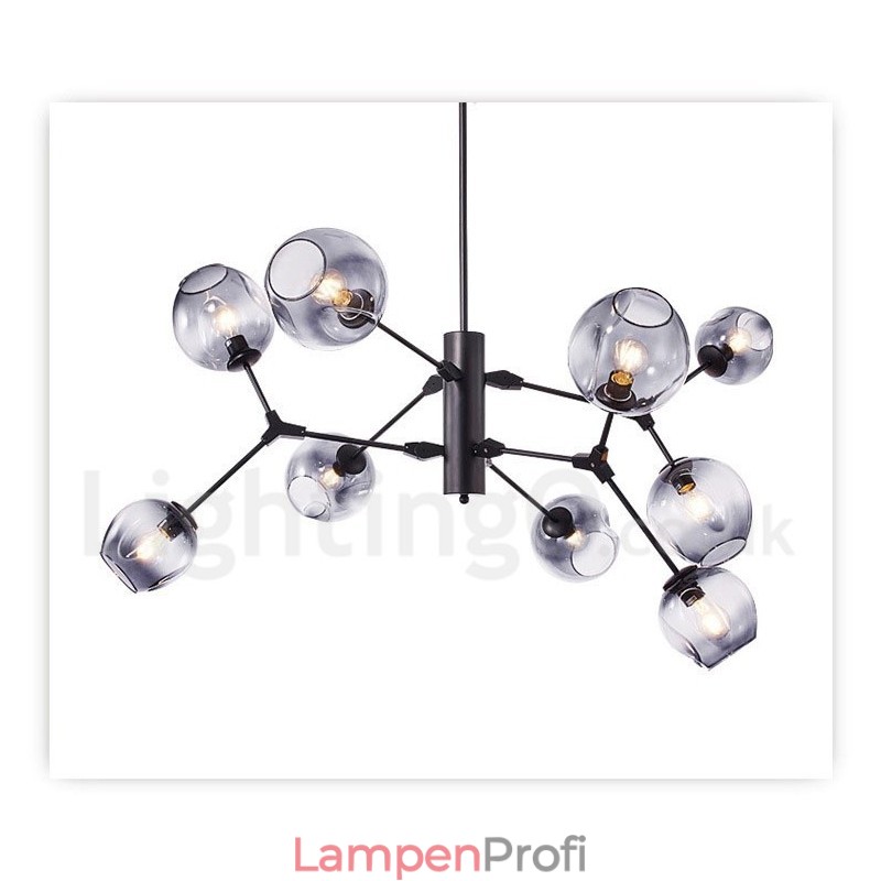 Kronleuchter mit Glasschirm, moderner zeitgenössischer Stil