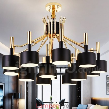 15 Licht 2 Tier Moderne zeitgenössische Stil Kronleuchter Lampe Licht 15 Licht 2 Tier Moderne zeitgenössische Stil Kronleuchter Lampe Licht