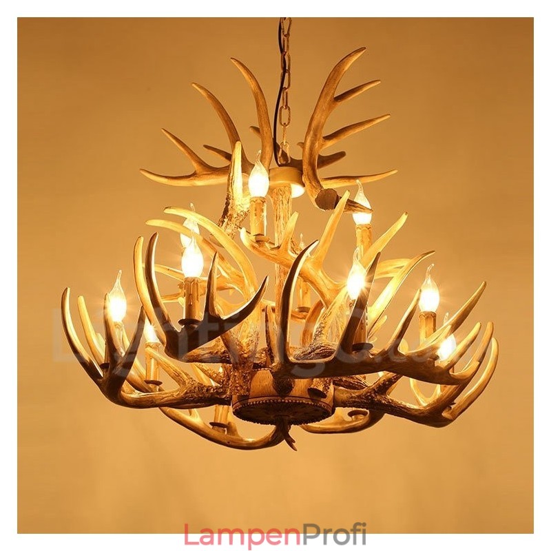 Kronleuchter im Vintage-Stil, 12 Lichter