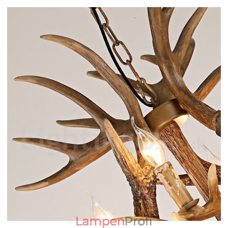 Kronleuchter im Vintage-Stil, 12 Lichter