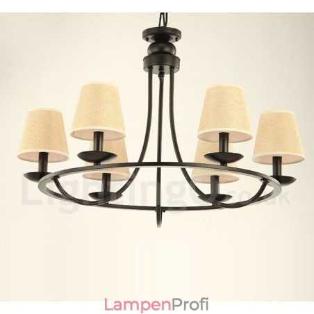 Country Retro 6-flammige einstöckige Kronleuchterlampe Country Retro 6-flammige einstöckige Kronleuchterlampe