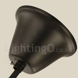Country Retro 6-flammige einstöckige Kronleuchterlampe