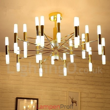 40 Licht Golden 2 Tier Moderne zeitgenössische Kronleuchter Licht Lampe 40 Licht Golden 2 Tier Moderne zeitgenössische Kronleuchter Licht Lampe