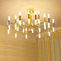 40 Licht Golden 2 Tier Moderne zeitgenössische Kronleuchter Licht Lampe
