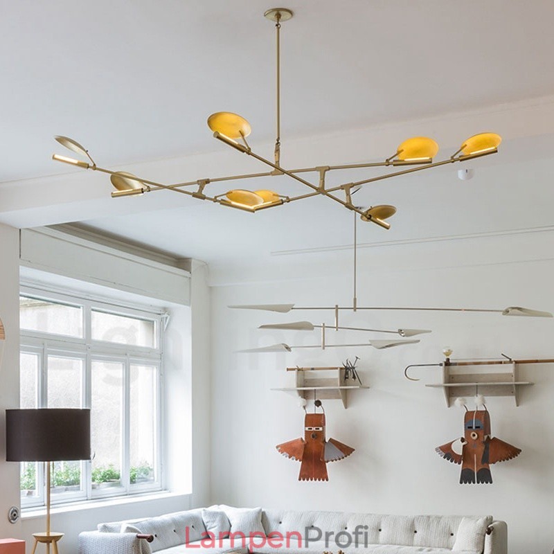 Moderne zeitgenössische 8-Licht-Kronleuchter-Lampe