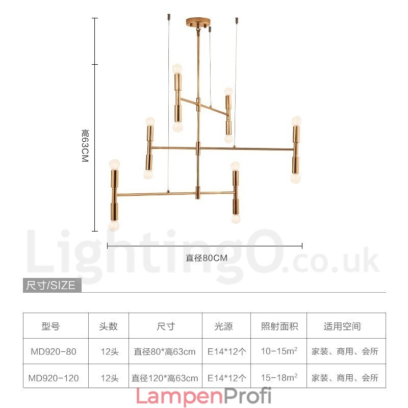 8 Licht 3 Tier Moderne zeitgenössische Kronleuchter Lampe Licht