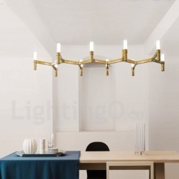10 Licht Single Tier Moderne zeitgenössische Kronleuchter Lampe Licht