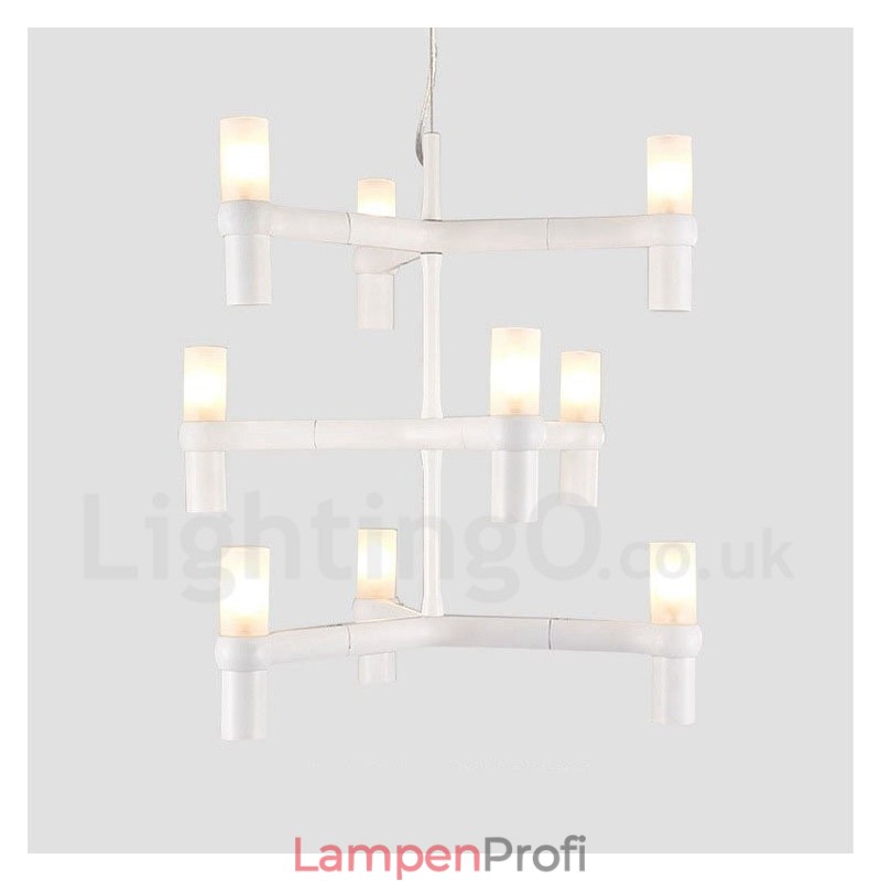 9 Licht 3 Tier Moderne zeitgenössische Kronleuchter Lampe Licht