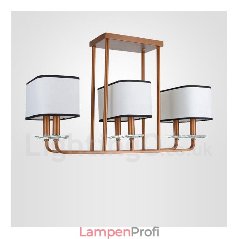 Moderne zeitgenössische 6 Licht Single Tier Kronleuchter Lampe Licht