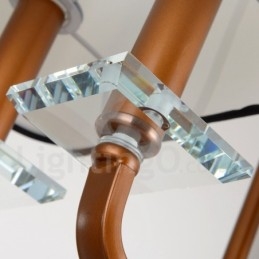 Moderne zeitgenössische 6 Licht Single Tier Kronleuchter Lampe Licht